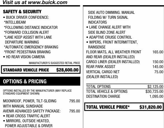 Certified 2024 Buick Envista Avenir FWD image 2