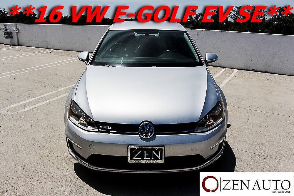 Used 2016 Volkswagen e-Golf SE FWD image 37