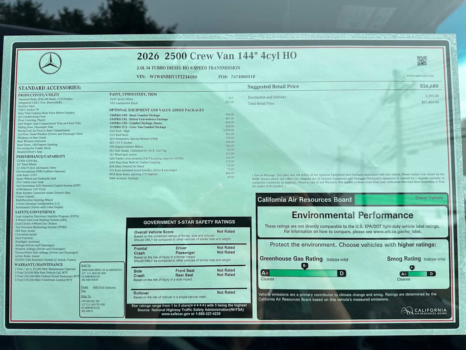 New 2026 Mercedes-Benz Sprinter 2500 image 27
