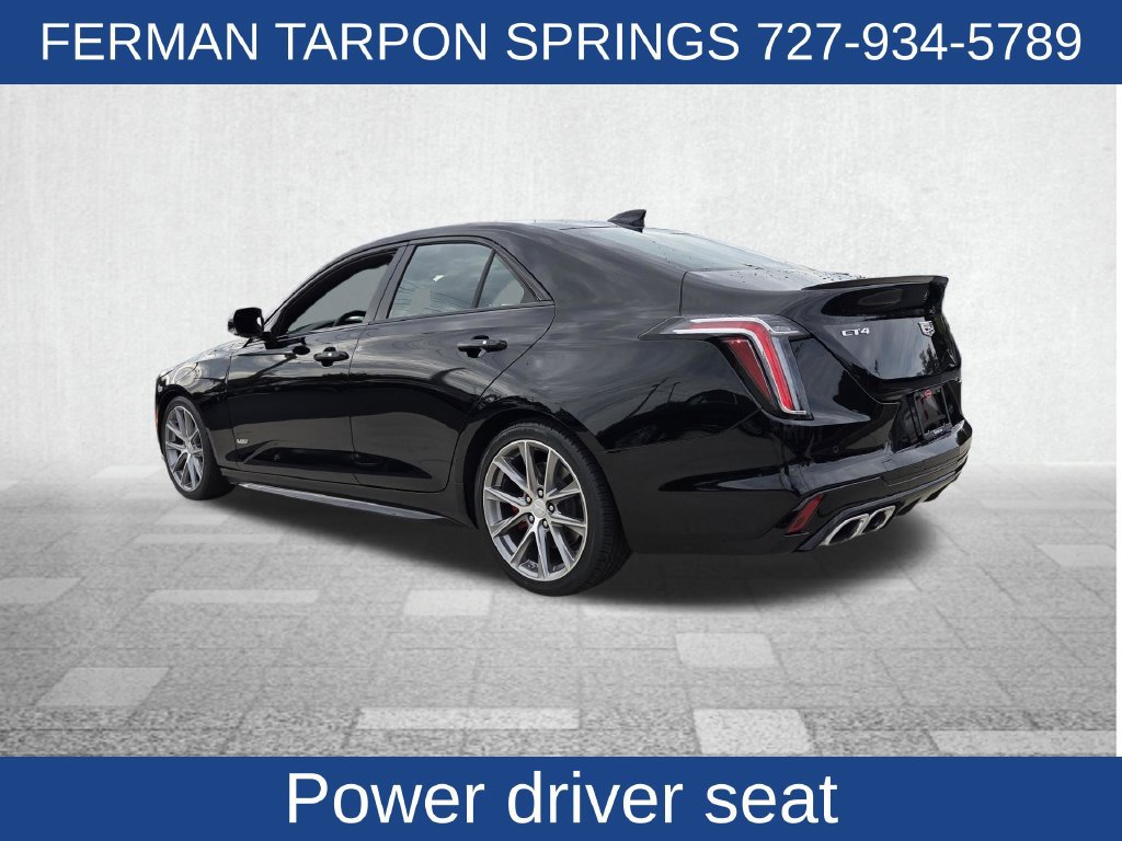 Certified 2025 Cadillac CT4 V w/ Navigation Package RWD image 8