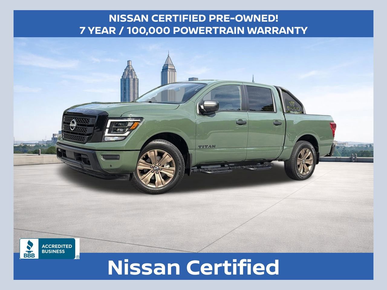 Certified 2024 Nissan Titan SV w/ SV Bronze Edition Package RWD 360° Tour