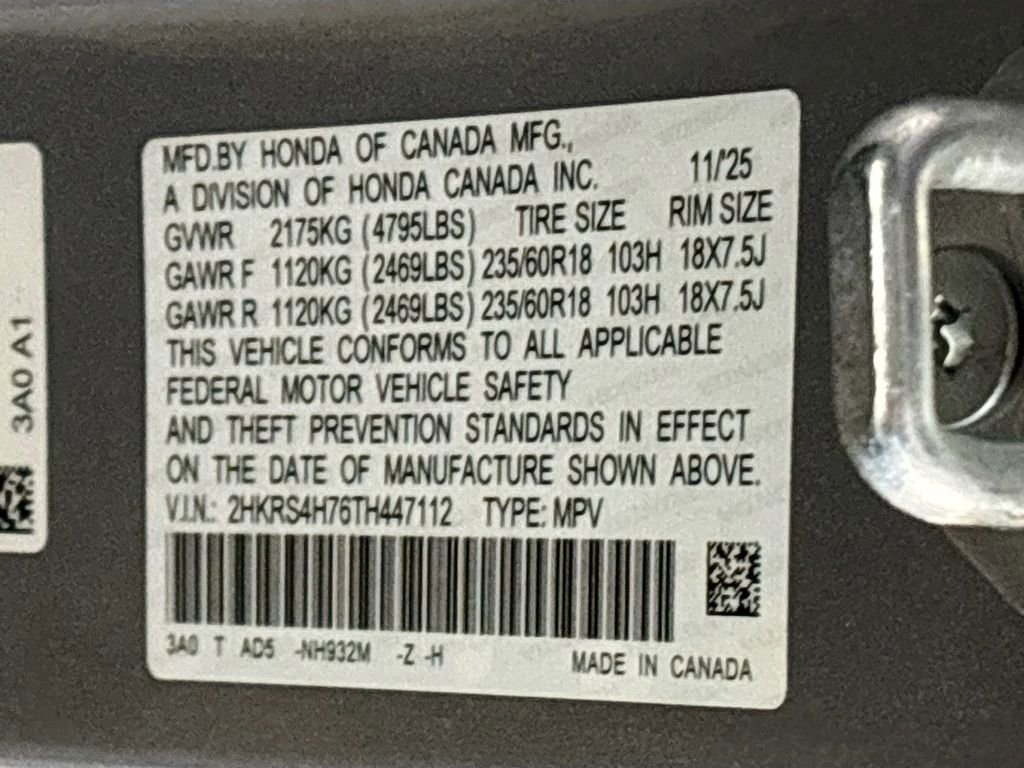 New 2026 Honda CR-V EX-L image 25