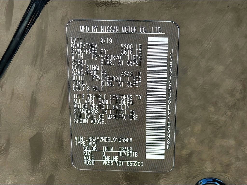 Used 2020 Nissan Armada SL image 44