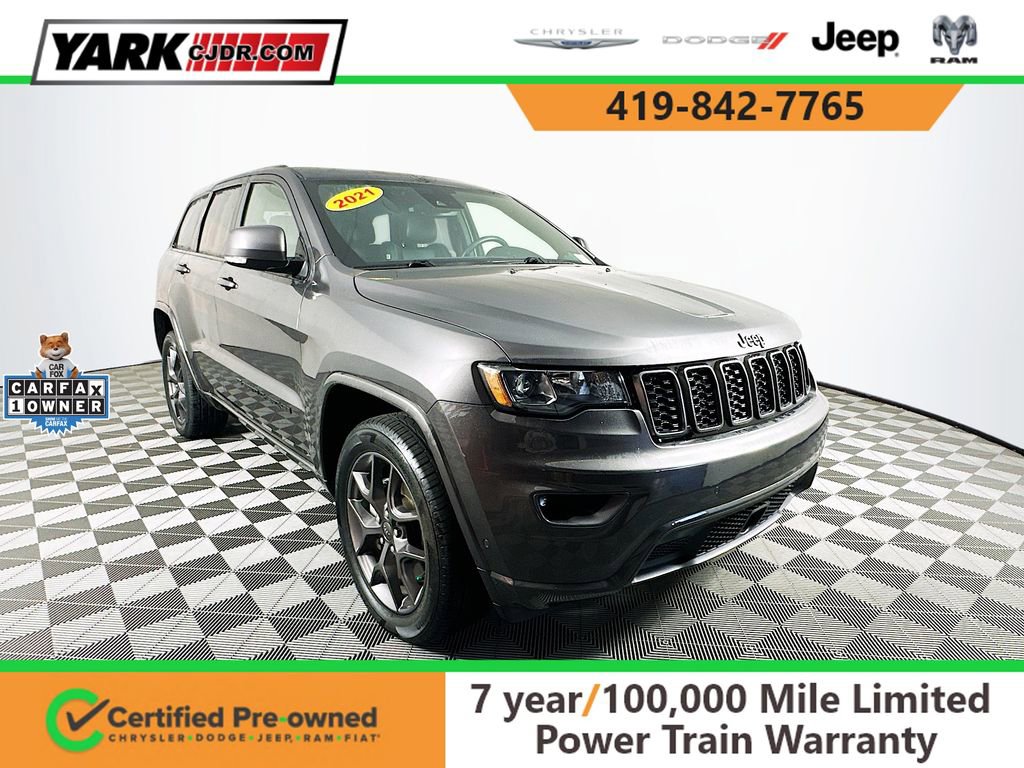 Certified 2021 Jeep Grand Cherokee Limited w/ Quick Order Package 28K 80th