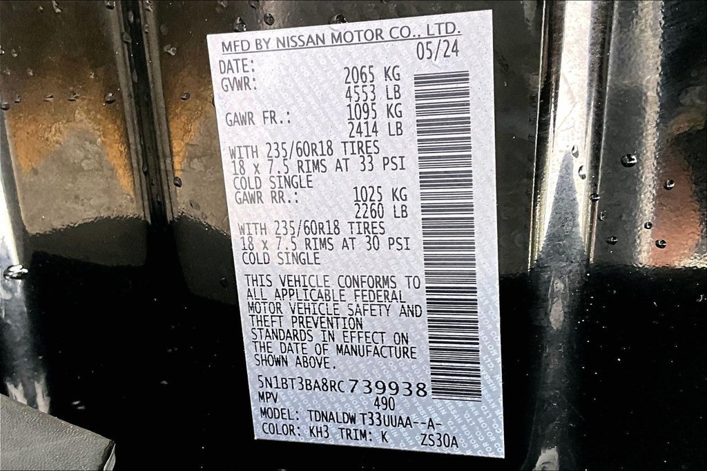 Used 2024 Nissan Rogue SV w/ SV Premium Package FWD image 43