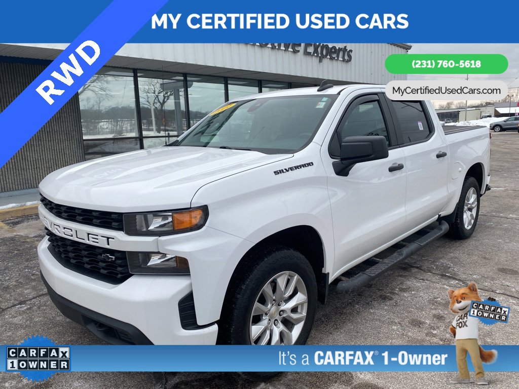 Used 2021 Chevrolet Silverado 1500 Custom w/ LPO, Dark Essentials Package image 1