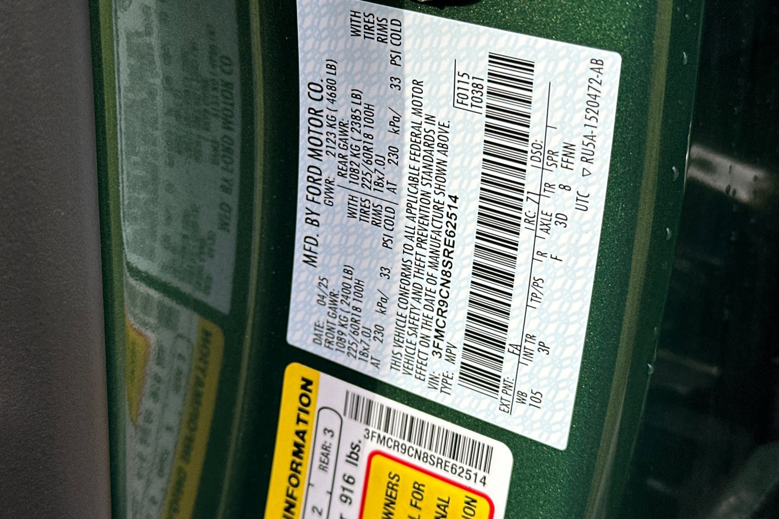 Used 2025 Ford Bronco Sport Outer Banks w/ Outer Banks Tech Package+ image 31