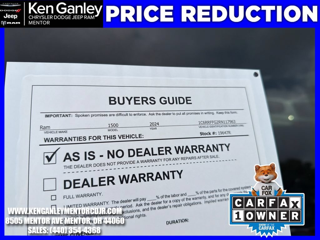 Used 2024 RAM 1500 Big Horn AWD/4WD image 26