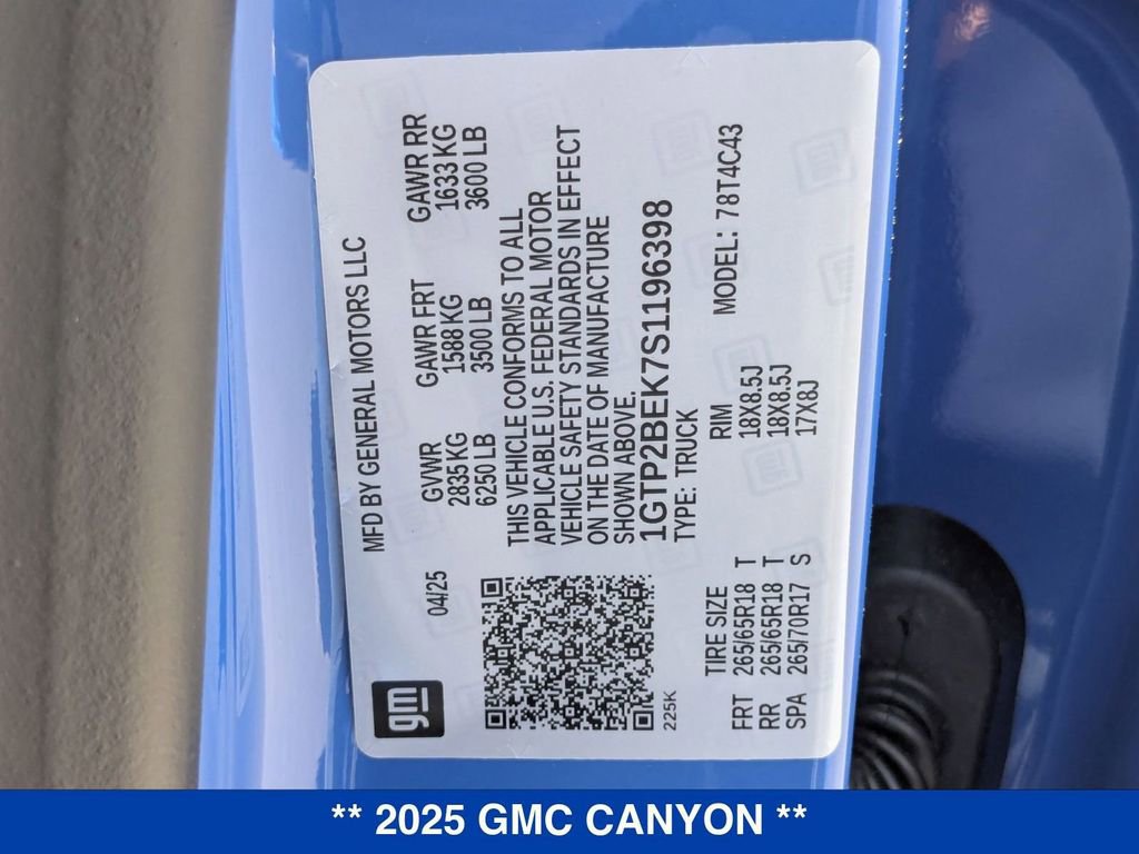 New 2025 GMC Canyon Elevation w/ Convenience Package AWD/4WD image 36