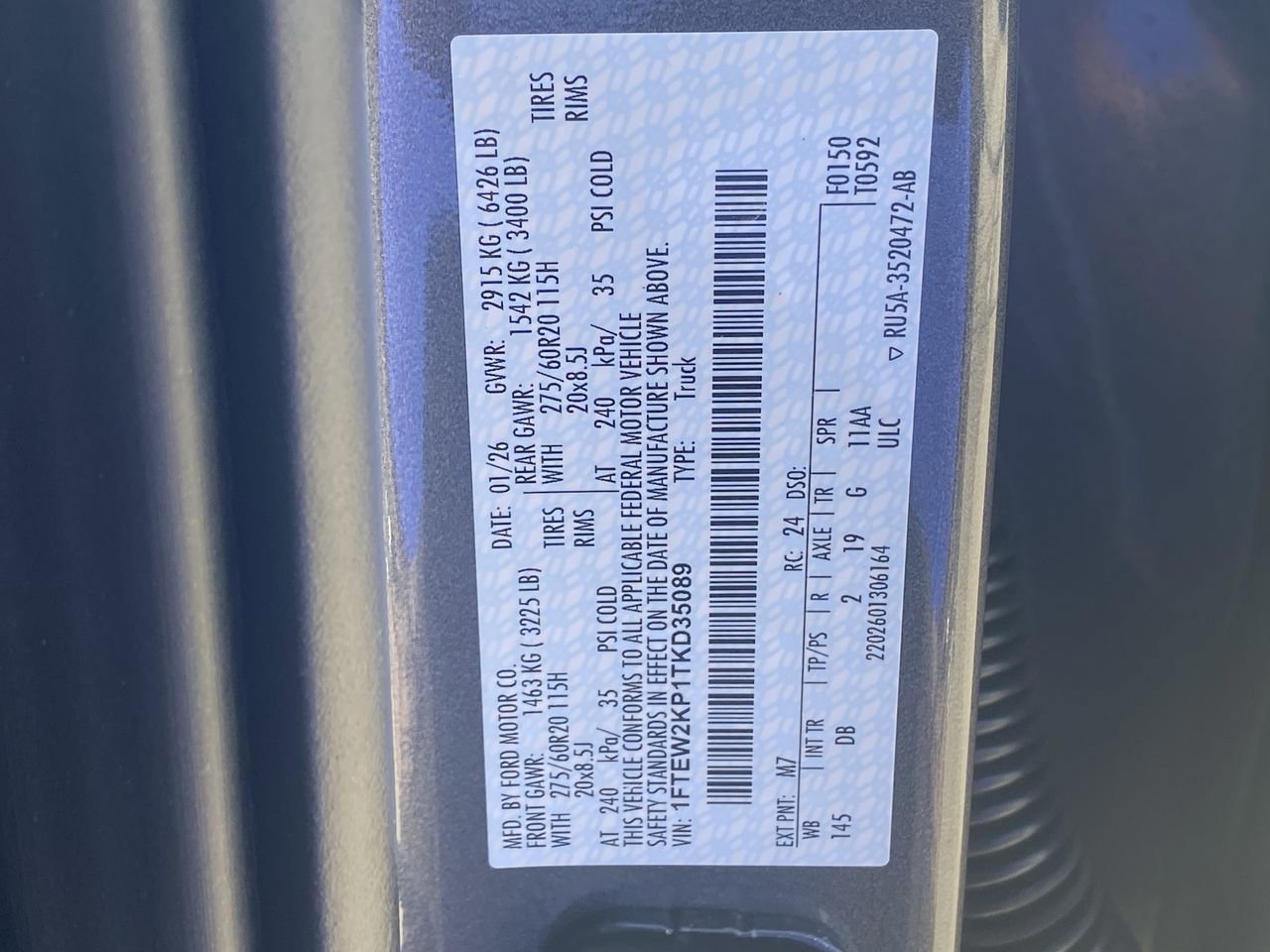 New 2026 Ford F150 STX w/ Equipment Group 200A RWD image 31