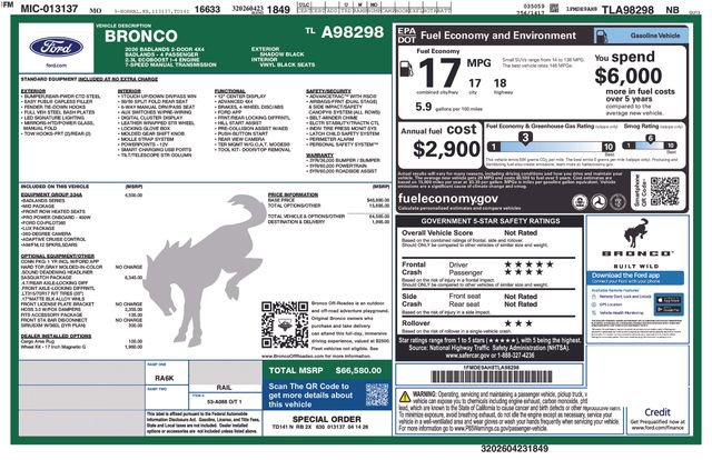 New 2026 Ford Bronco Badlands image 31