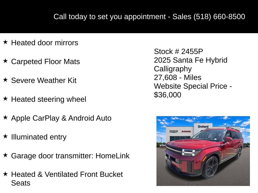 Used 2025 Hyundai Santa Fe Calligraphy AWD/4WD image 10