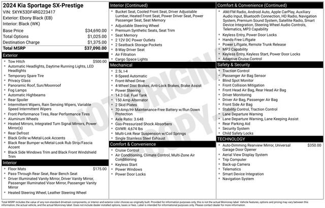 Used 2024 Kia Sportage SX image 4