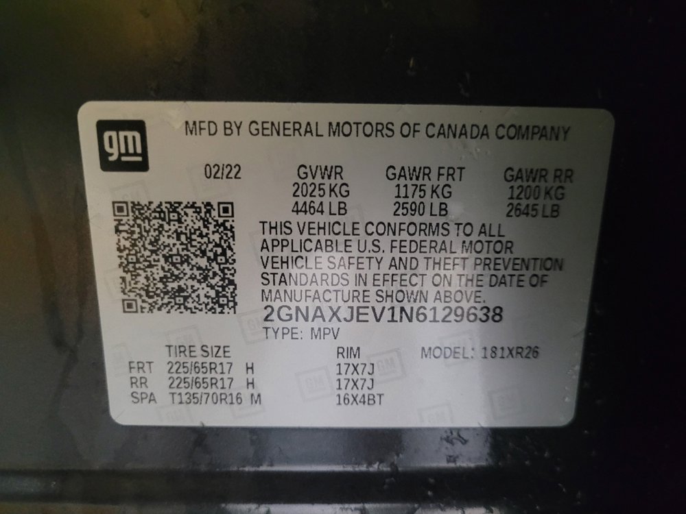 Used 2022 Chevrolet Equinox LT w/ Driver Convenience Package image 33