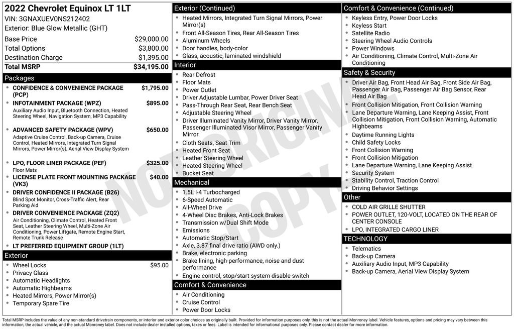 Certified 2022 Chevrolet Equinox LT AWD/4WD image 2