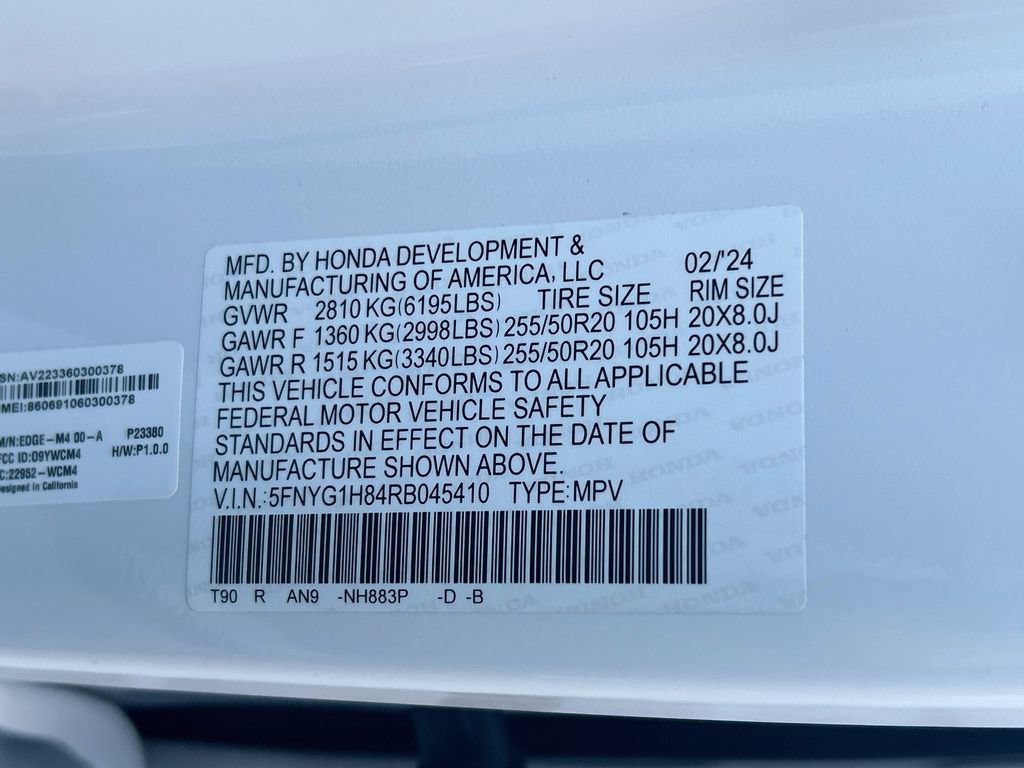 Certified 2024 Honda Pilot Elite image 35