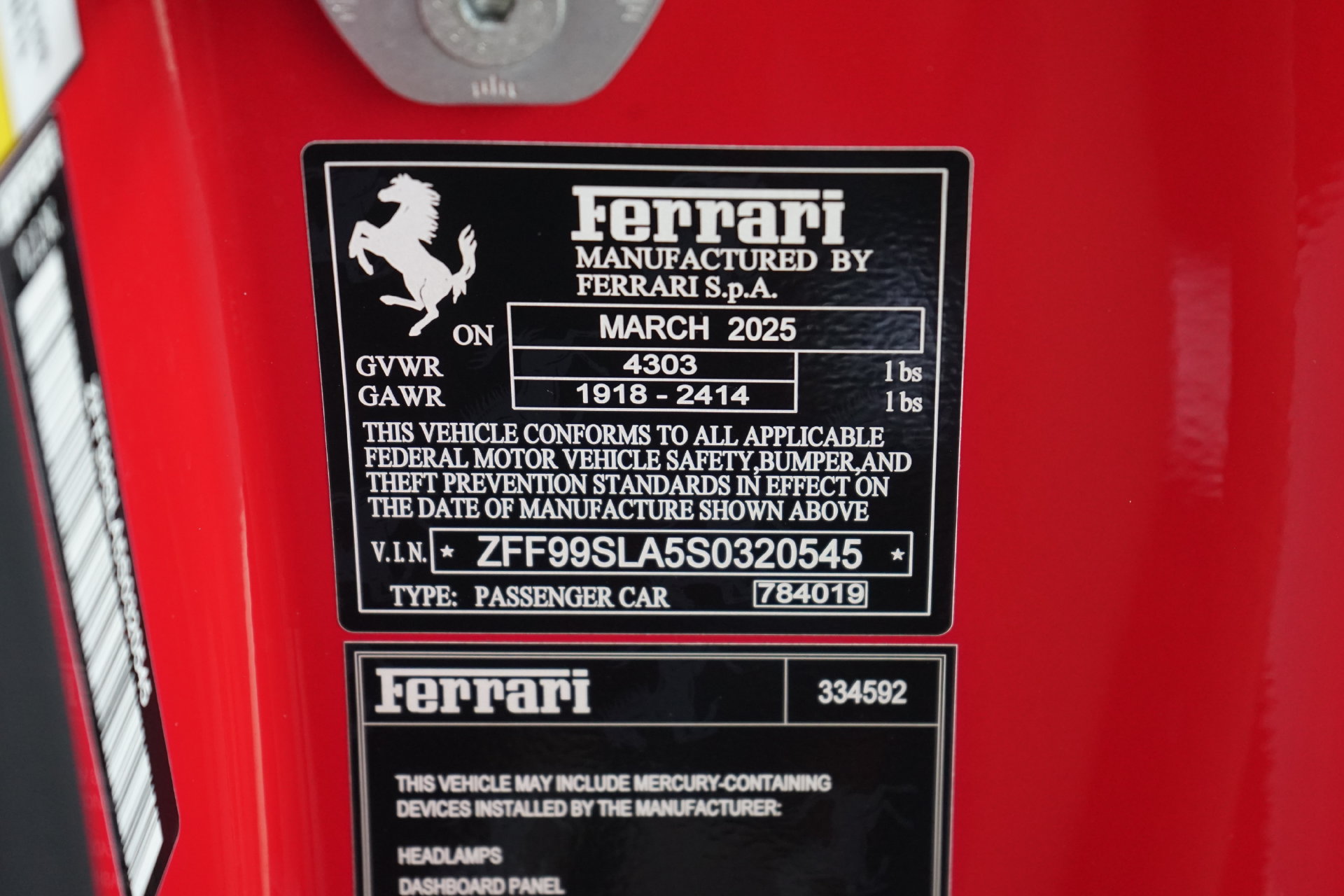 Used 2025 Ferrari 296 GTB RWD image 24