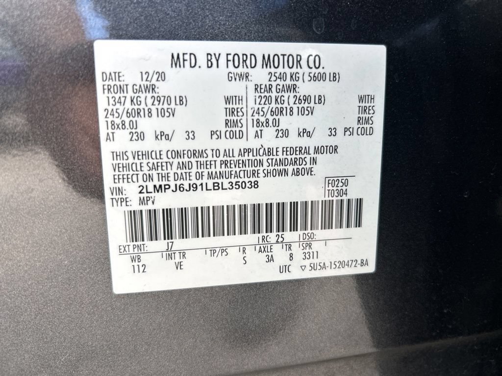 Used 2020 Lincoln Nautilus FWD image 49