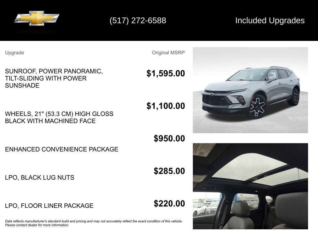 Used 2023 Chevrolet Blazer RS w/ Enhanced Convenience Package image 5