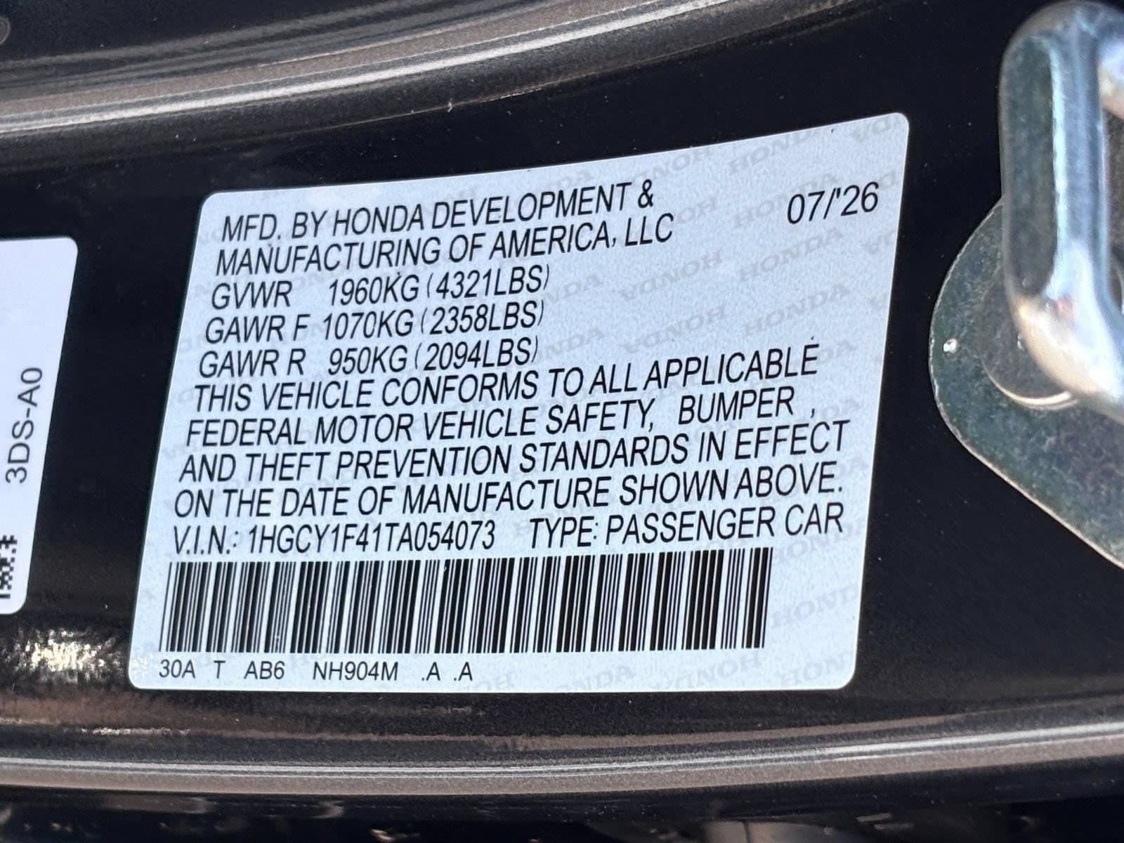 New 2026 Honda Accord SE image 21