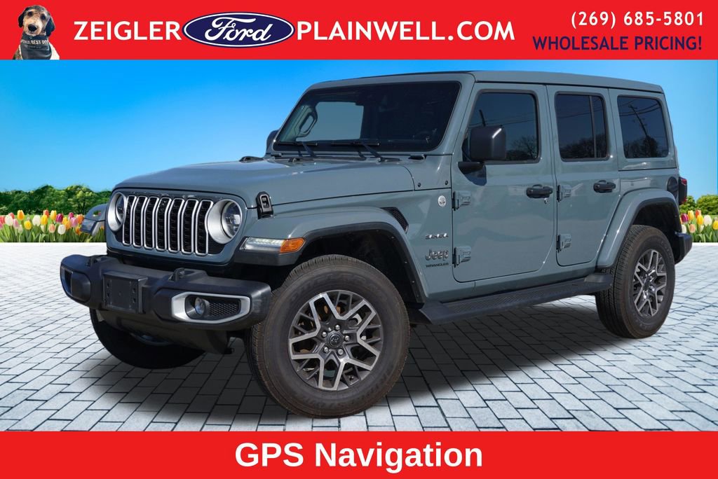Used 2024 Jeep Wrangler Sahara w/ Technology Group image 1