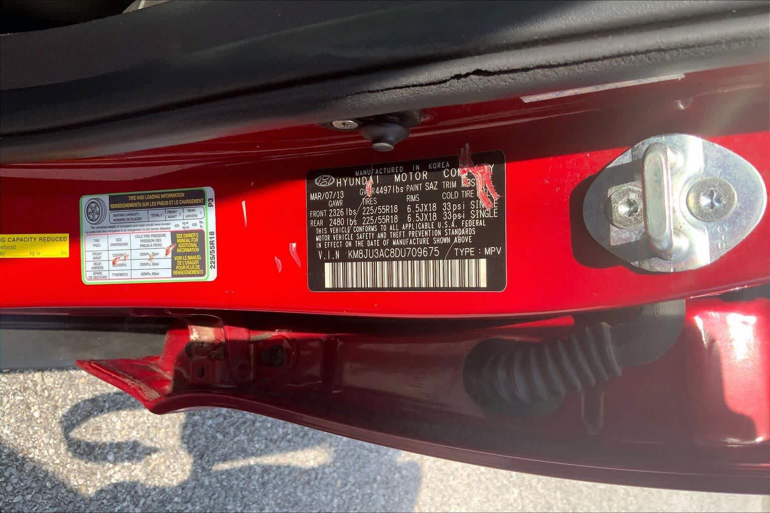 Used 2013 Hyundai Tucson Limited FWD image 31