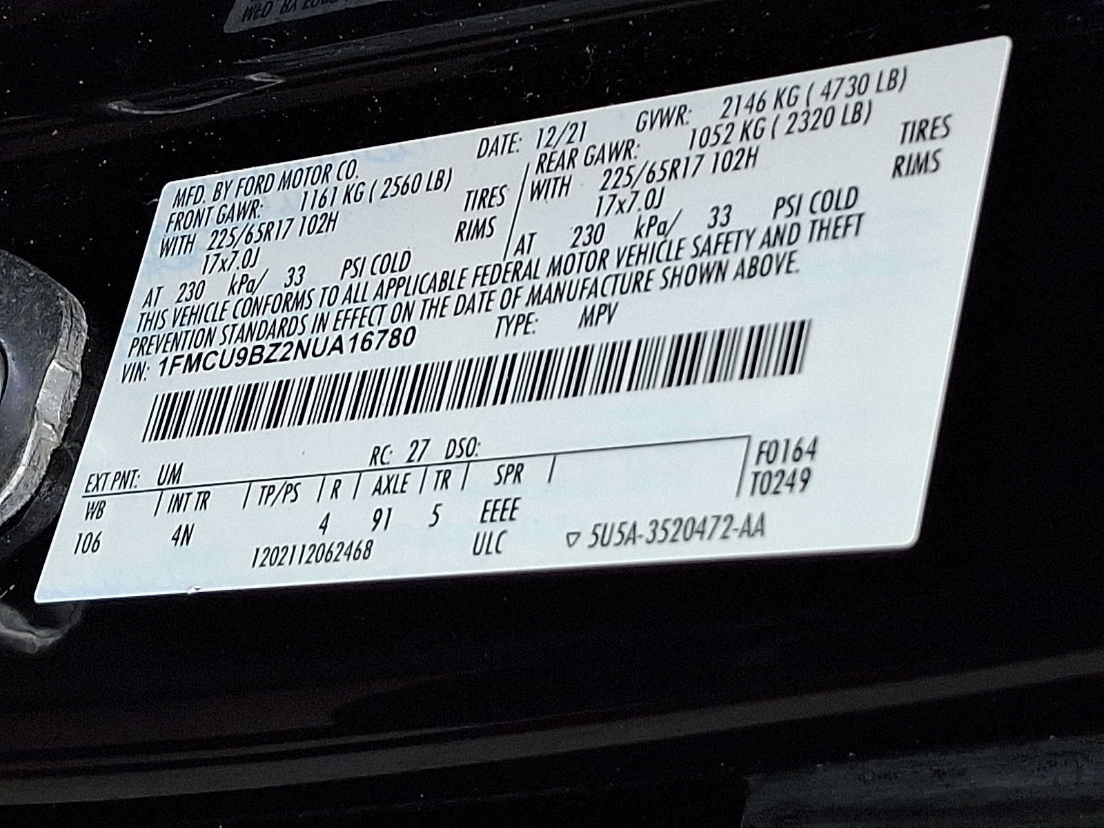 Used 2022 Ford Escape SE AWD/4WD image 26