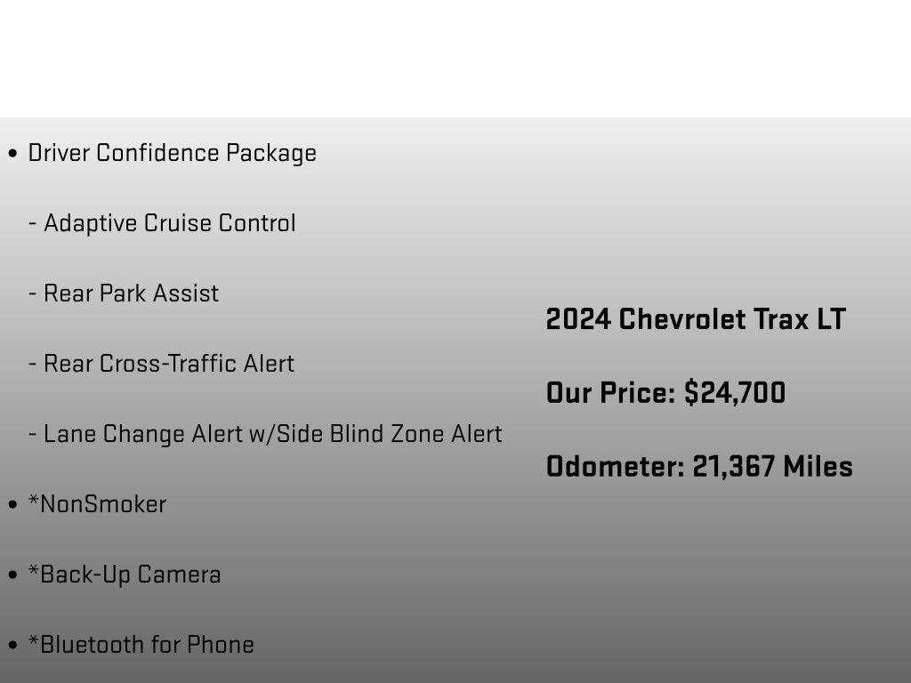 Used 2024 Chevrolet Trax LT w/ Driver Confidence Package image 12