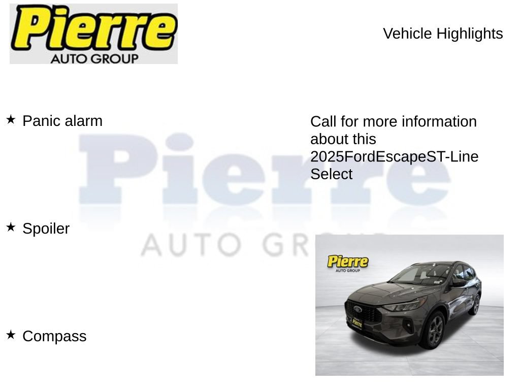 Used 2025 Ford Escape ST-Line Select AWD/4WD image 14