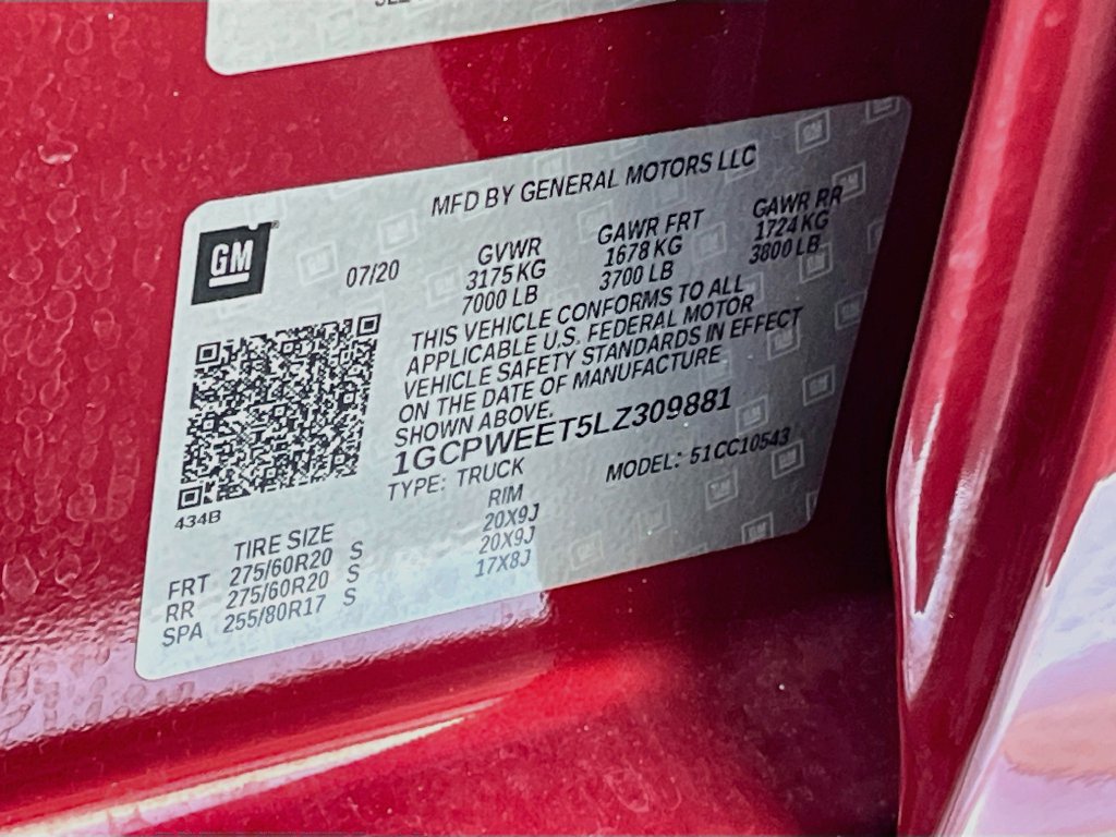 Used 2020 Chevrolet Silverado 1500 LTZ RWD image 32