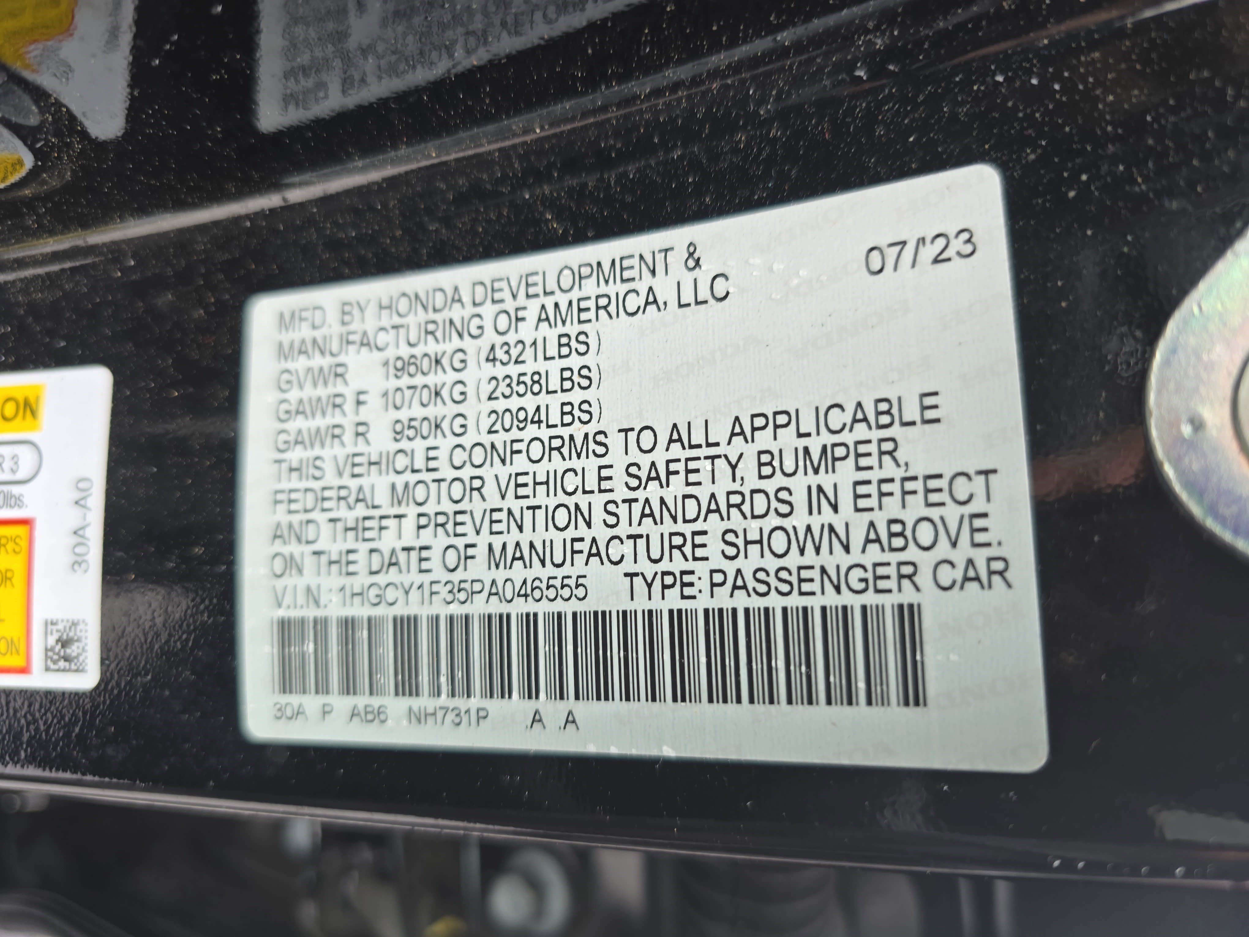 Used 2023 Honda Accord EX image 34