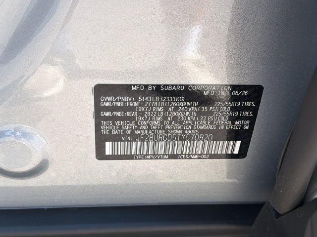 New 2026 Subaru Outback Limited XT AWD/4WD image 26