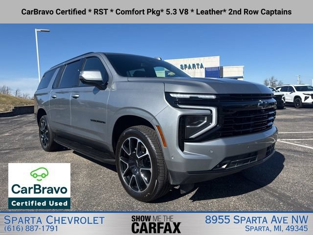 Certified 2025 Chevrolet Suburban RST w/ Comfort Package AWD/4WD image 1