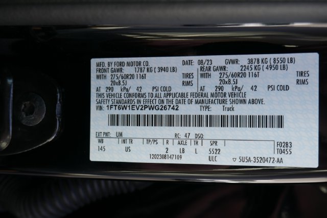 Used 2023 Ford F150 Lightning XLT w/ Equipment Group 312A High AWD/4WD image 28