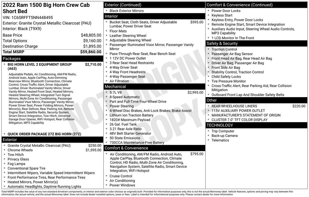 Used 2022 RAM 1500 Big Horn image 35