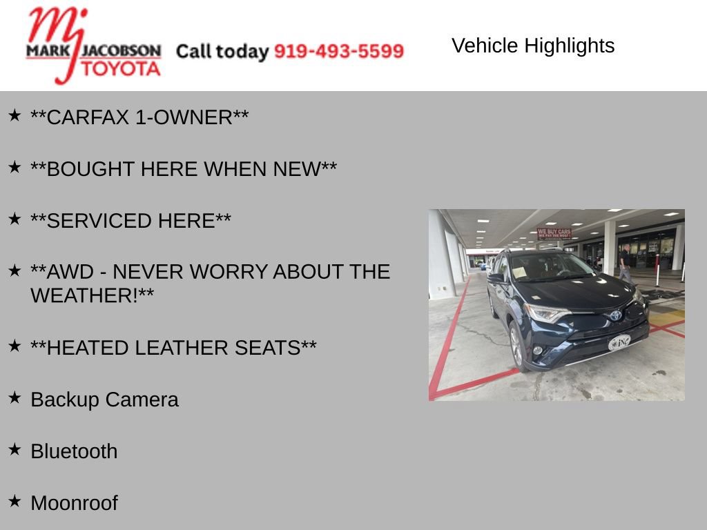 Used 2017 Toyota RAV4 Limited AWD/4WD image 5
