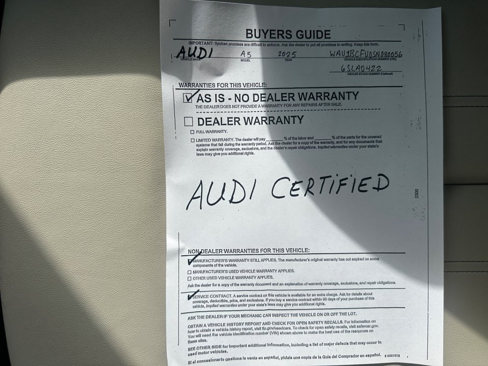 Certified 2025 Audi A5 2.0T Premium AWD/4WD image 33