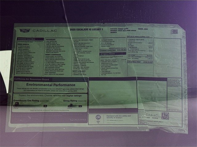 New 2025 Cadillac Escalade IQ Luxury 1 w/ Smart Trailering package image 20