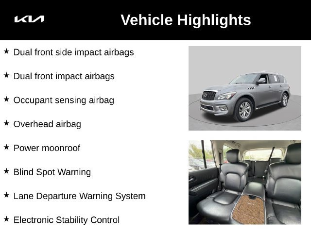 Used 2017 INFINITI QX80 4WD w/ Driver Assistance Package image 15