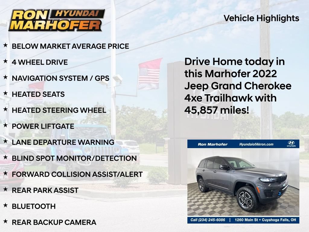 Used 2022 Jeep Grand Cherokee Trailhawk AWD/4WD image 14