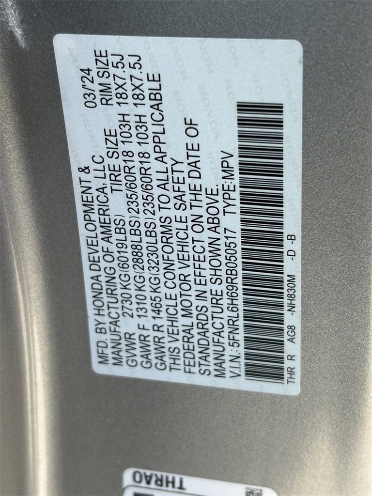 Used 2024 Honda Odyssey EX-L image 30