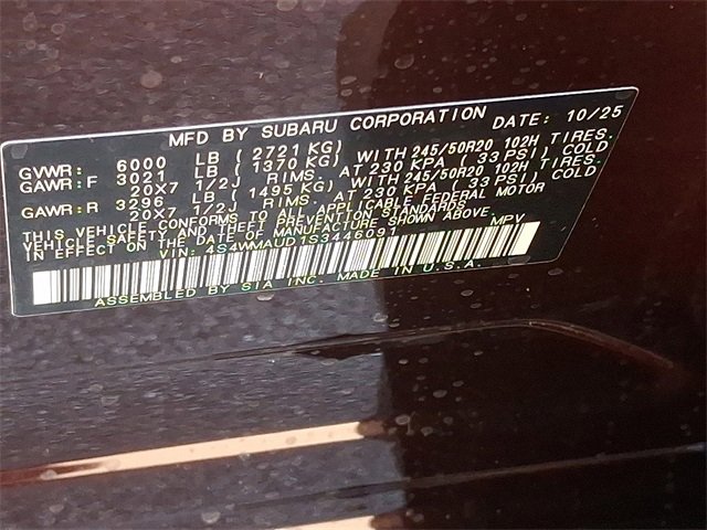 New 2025 Subaru Ascent Touring image 11