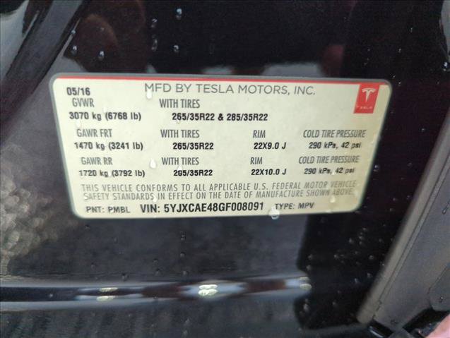 Used 2016 Tesla Model X P90D AWD/4WD image 27