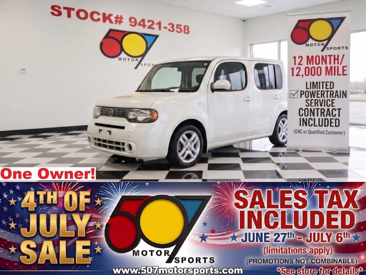 Used 2012 Nissan Cube 1.8 SL w/ Interior Designer Pkg FWD image 1