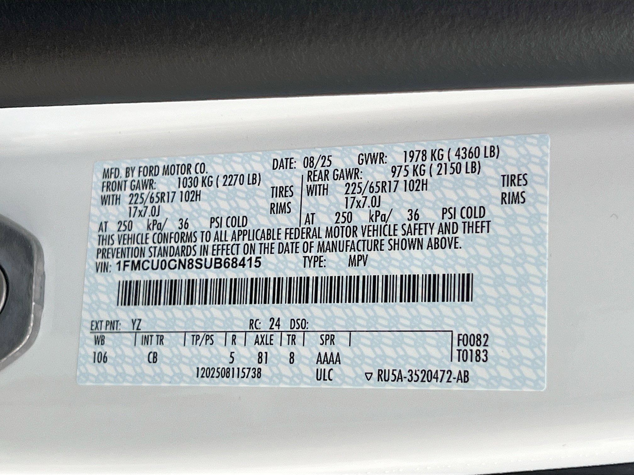 New 2025 Ford Escape Active w/ Tech Pack #1 image 21