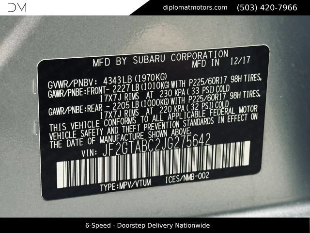 Used 2018 Subaru Crosstrek 2.0i Premium AWD/4WD image 51