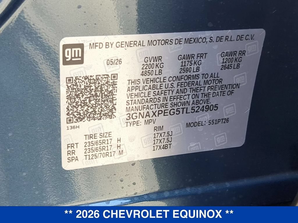New 2026 Chevrolet Equinox LT w/ Convenience Package II AWD/4WD image 26