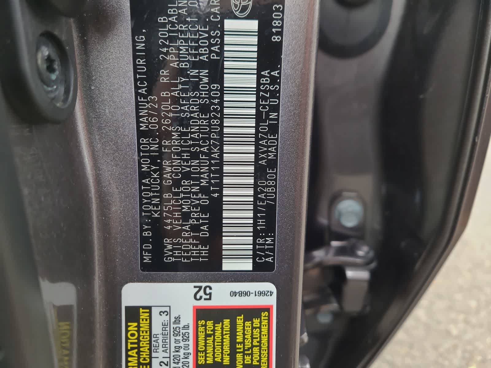 Used 2023 Toyota Camry SE w/ Cold Weather Package FWD image 29