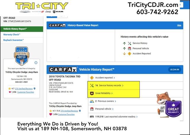 Used 2018 Toyota Tacoma TRD Off-Road image 36