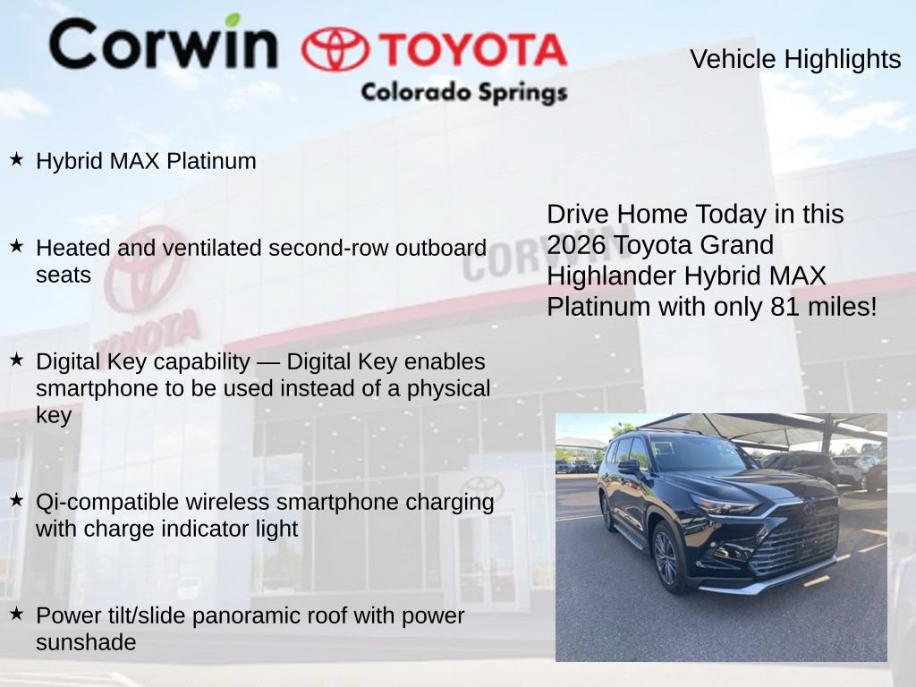 Used 2026 Toyota Grand Highlander AWD Hybrid image 7
